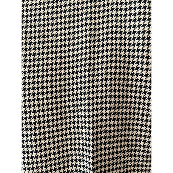 Talbots black and tan houndstooth pants 2 - Picture 4 of 7